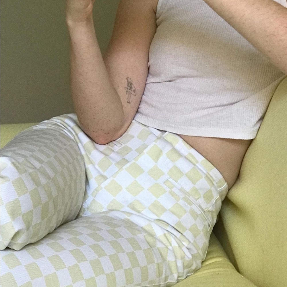 *New* LISA SAYS GAH HOLIDAY THE LABEL Kokomo Check Design Pants SZ:S